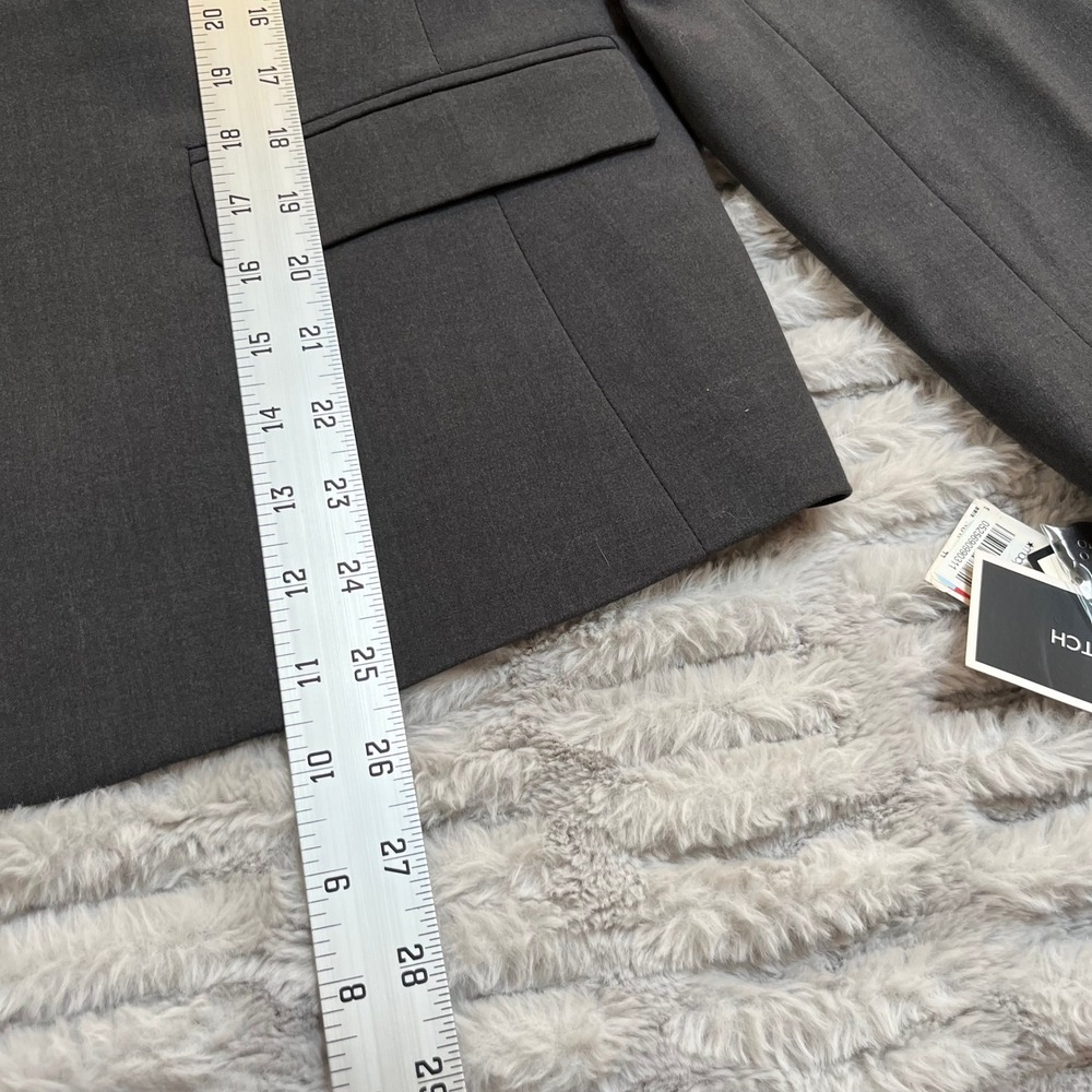 NWT Nine West Women's Gray Granite‎ Stretch Blazer Suit Jacket US 14 - Picture 13 of 16